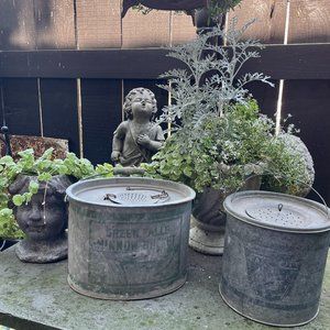 Vintage Minnow buckets